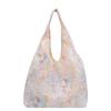 Stylish White Urban Minimalistic Large Capacity Lace Butterfly Shoulder Bag For Students