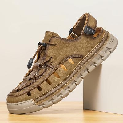 Hand-stitched Summer Men Sandals Breathable Outdoor Men Beach Sandals