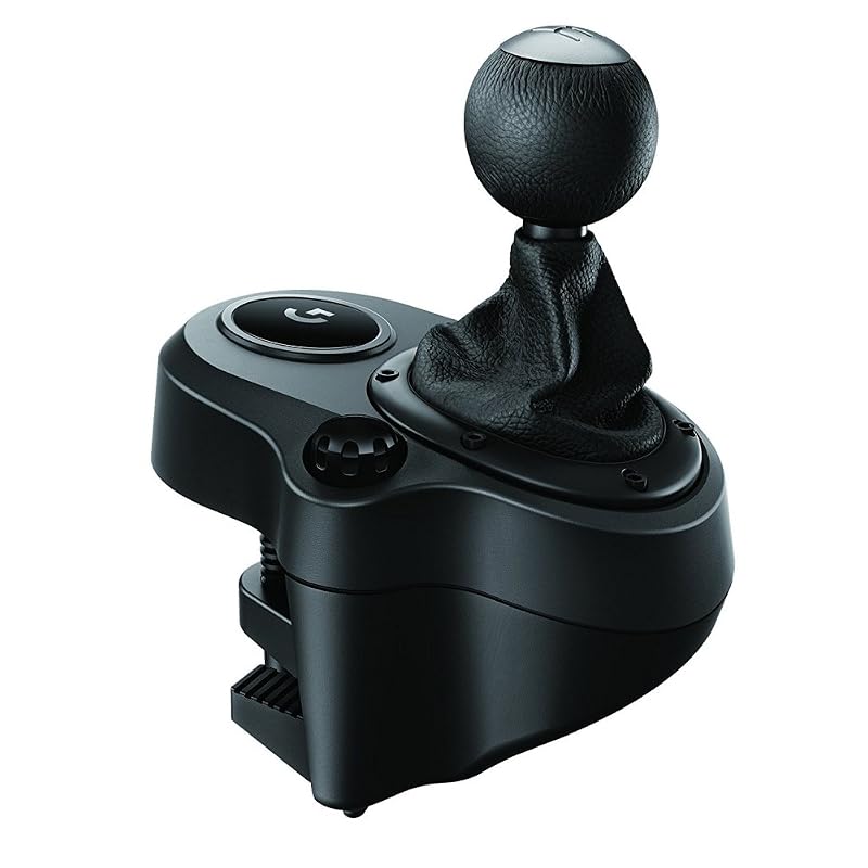 Logitech G Shifter LPST-14900 - Tested and Compatible with Gran Turismo 7, PS5, PS4, PC, G29, G923, Etc. - Racing Steering Wheel, 6-speed Shift Lever,