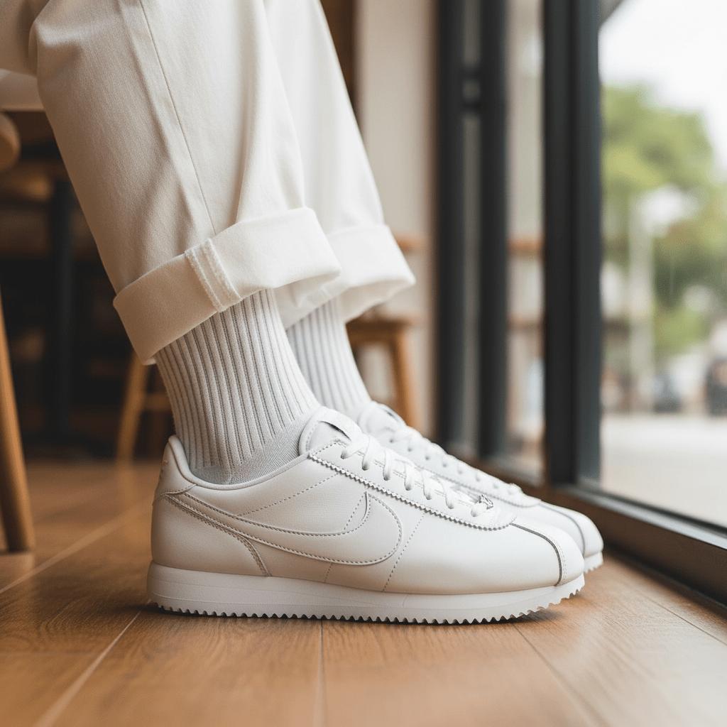 Nike Cortez 23 Triple White Women Sneakers FB6877-100