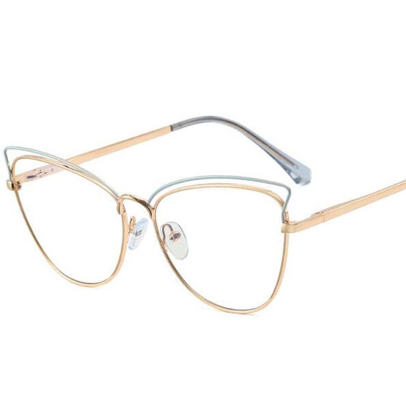 Occhiali da lettura da donna Cat Eye sexy Anti Luce Blu Presbiopia Occhiali Moda Computer Graduati Ipermetropia