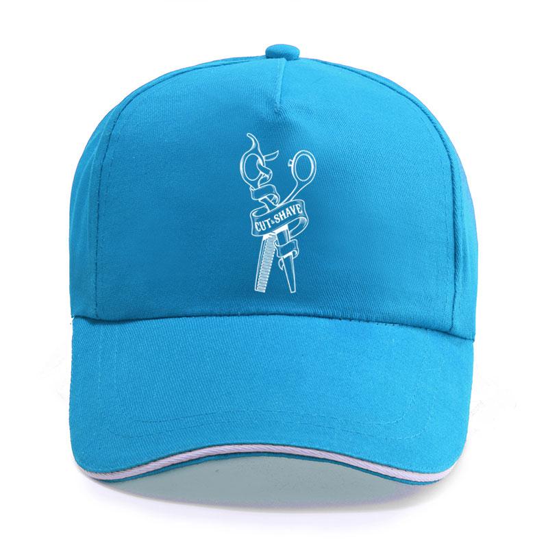 New Summer Cut Shave Sign Haircuts For Unisex BARBERSHOP Baseball Cap Unisex Women Unisex Cotton Hat Snapback Hats Trucker Caps