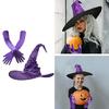 Vampires Halloween Hat Set Stage Performances Hat Multifunctional Witch Hat for Theme Parties and Stage Performances