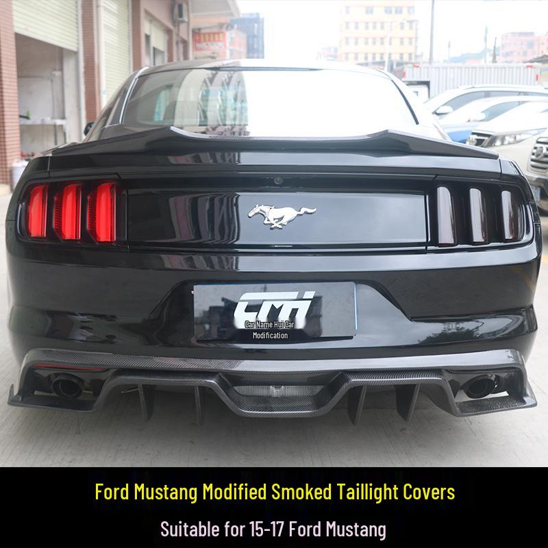 15-23 Ford Mustang Smoked Honeycomb Taillight Cover Sticker