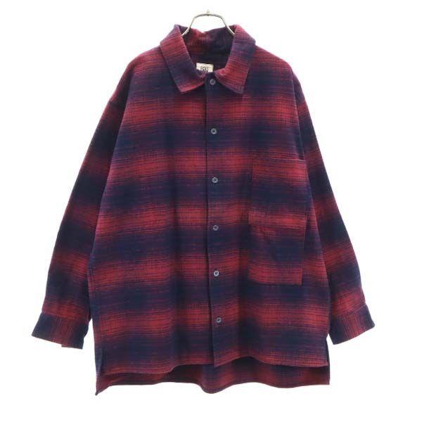 unused VAST222 18AW made in Japan Check Pattern Long sleeve Shirt jacket Men's Used