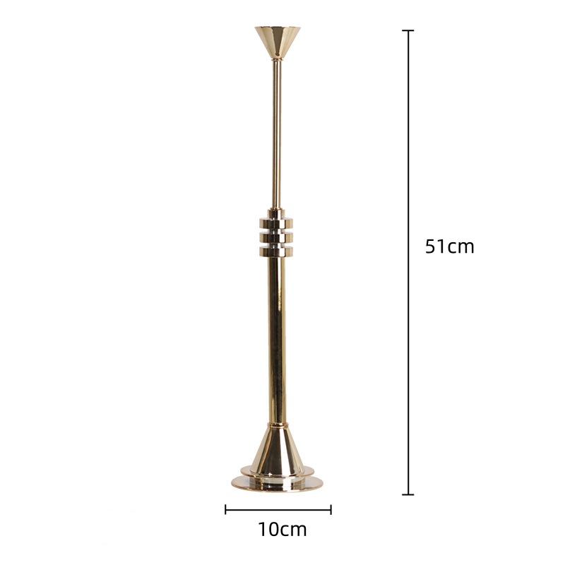 Creative Metal Gold Geometric Candle Holder Candelabrum Candlestick Candle Stick Holder Wedding Centerpieces Home Decoration