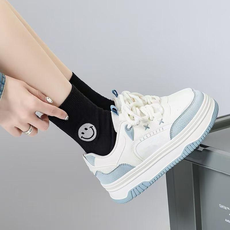 22 spring and autumn new ins tide dopamine autumn campus wind light soft baseplate shoes Hongjie 35