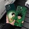 Hunter X-Hunters Gon Soft Phone Case for iPhone 16 16E 17 Air 15 Pro Max 14 Plus 13 Mini 11 12 7 Black Cover Back Shell