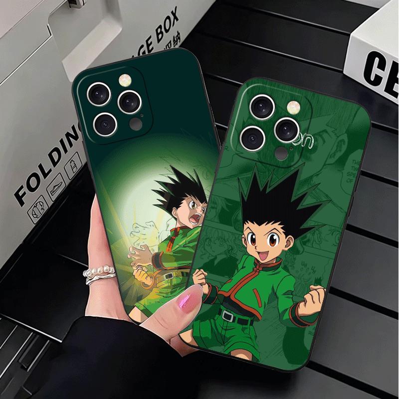 Hunter X-Hunters Gon Soft Phone Case for iPhone 16 16E 17 Air 15 Pro Max 14 Plus 13 Mini 11 12 7 Black Cover Back Shell
