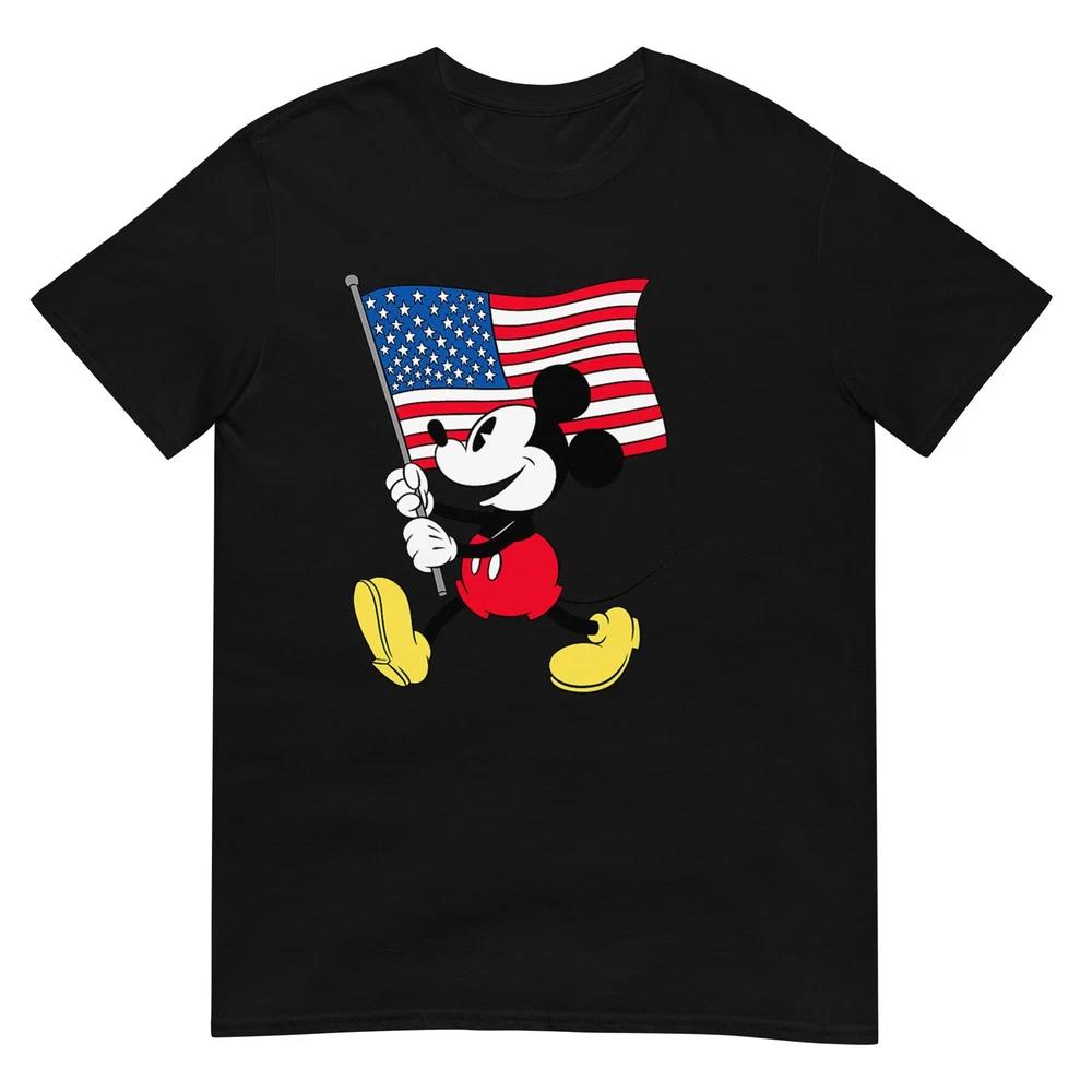 Mouse Americana Flag TShirt S
