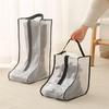 Boots Storage Bag Transparent PVC Mesh Zipper Closure Dustproof Moistureproof Protection Holder Bag for Women's Long Boots