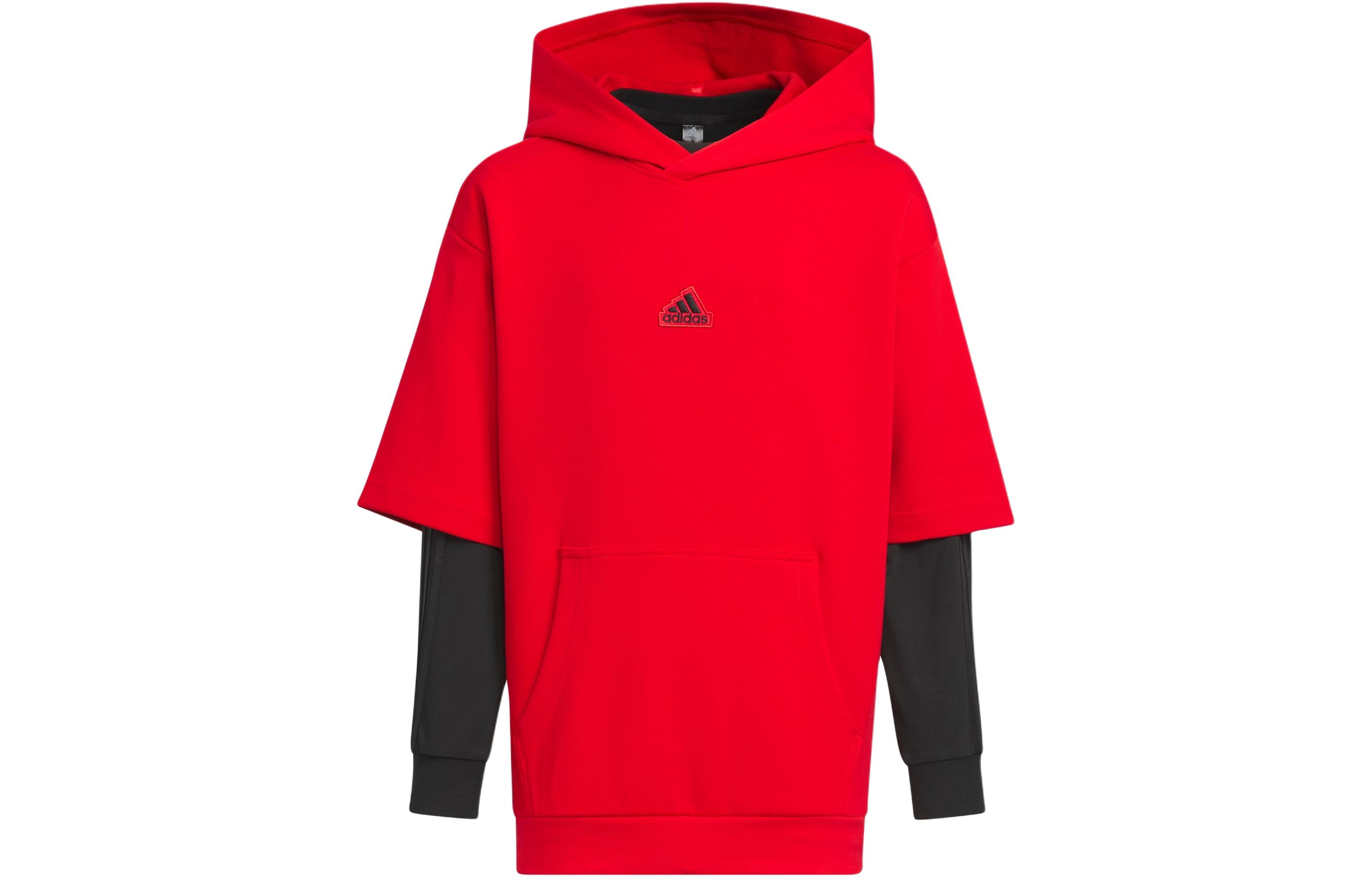 Adidas Sweatshirt Sportswear Hoodie Light Scarlet Kids  IT4063 176
