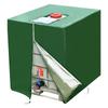 Cubierta del tanque de agua IBC con cremallera, cubierta protectora de 1000 litros, protección UV, cubierta impermeable para algas