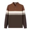 Navigare Men's Long-Sleeve Cotton Polo Shirt