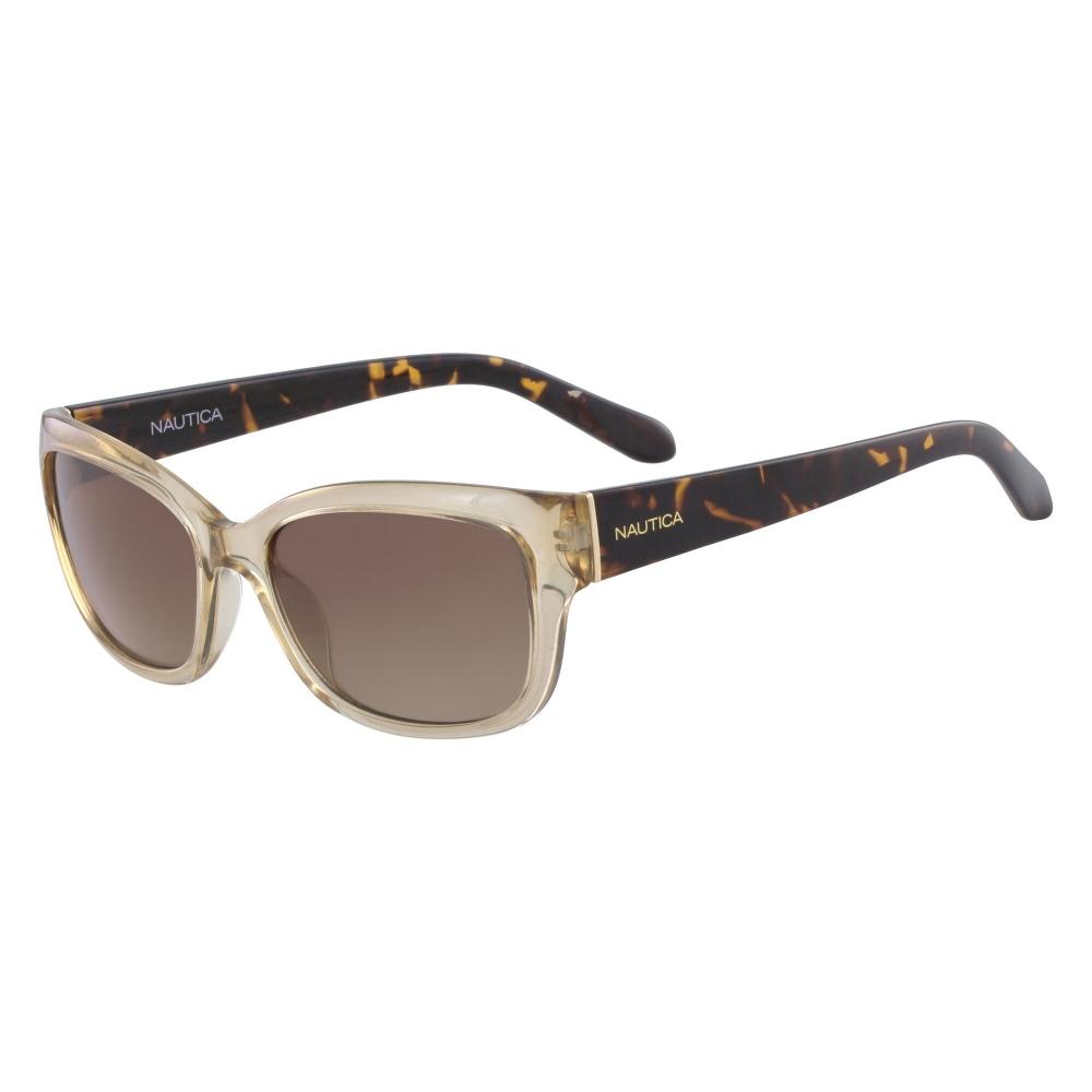 

Nautica Womens Rectangular Sunglasses With Peach Frame Life Vest Wintl