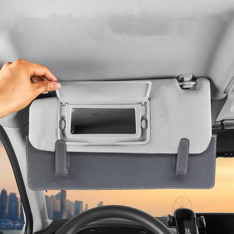 

Расширитель солнцезащитного козырька автомобиля Кожаное удлинение солнцезащитного козырька для автомобиля Безопасное решение для вождения Автомобильный выдвижной козырек от солнца для грузовика серый