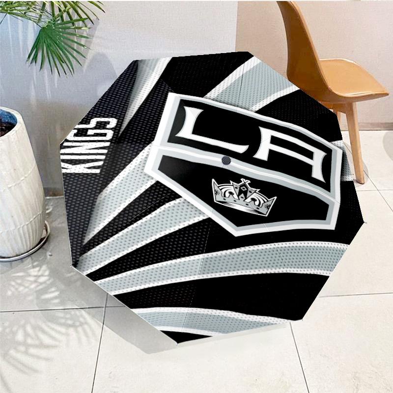 Los Angeles ice hockey  Umbrella 8-Frame for Travel, Camping, Casual Lightweight Portable Umbrella, Essential for Every Family Holidays Gift