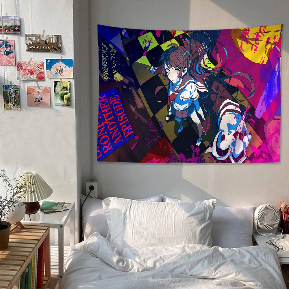 Classic Anime Danganronpa Chart Tapestry For Living Room Home Dorm Decor Art Home Decor