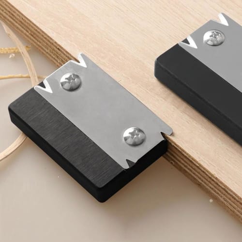 GOOMAND Edge Trimmer, Replaceable Blade, 420 Stainless Steel, Woodworking Edge Banding Cutter, Arc, Straight, Edge Treatment, Chamfering Cutter, Inclu