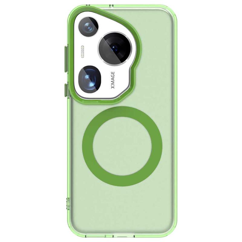 Für Huawei Pura 70 Ultra Hülle Cover Pura 70 Ultra Capa Ringförmiges Laden Matt Klar Magnetisch Kabellos Funda Huawei Pura 70 Ultra