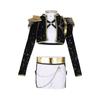 Costume de Cosplay Anime Chasseur de Démons - Tenue de Performance Noire et Or pour Lumi, Zoe, Mila