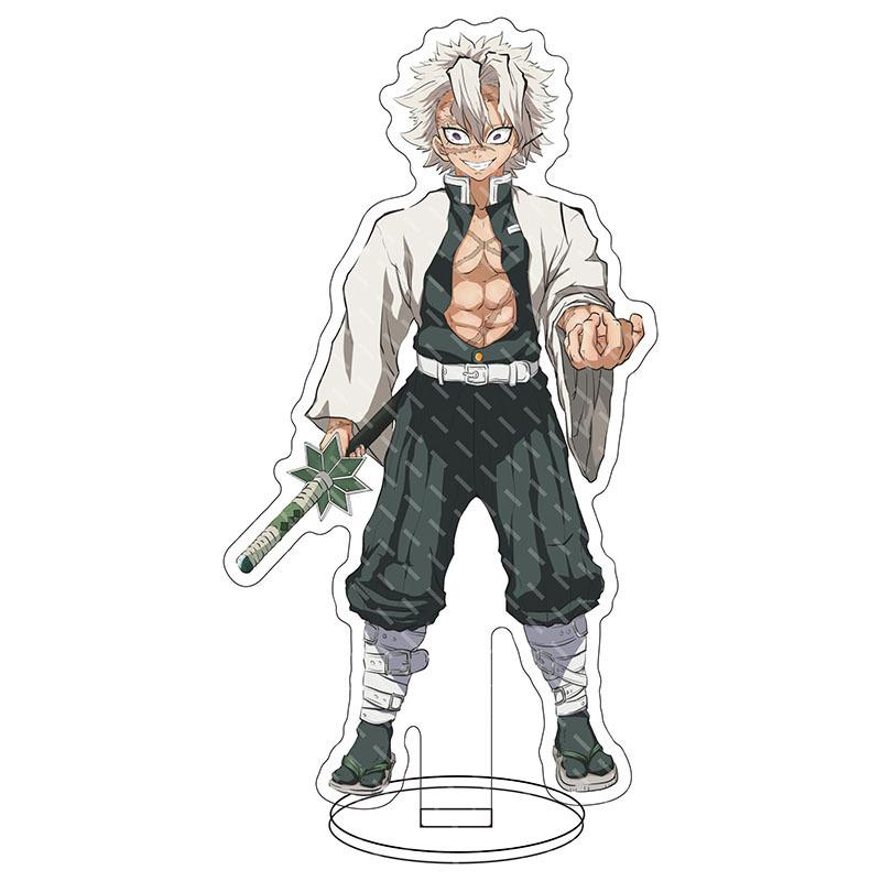 Demon Slayer: Kimetsu no Yaiba stand Tanjiro Nezuko double-sided high-definition acrylic ornament anime Halloween gift 16cm