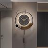 Design Nordic Wall Clocks Aesthetic Fashion Minimalist Living Room Led Clock Wall Luxury Digital Relogio De Parede Wall Decor