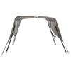 3 Bow Bimini Top with Side Panels 183 x (154 167) x 137 cm