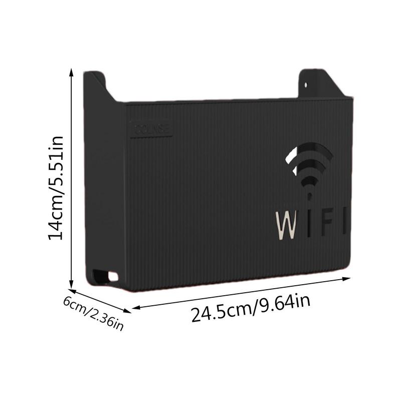 Wifis Router Storage Box Wall-mounted Wifis Boxes for Home Decorative Router Hider Rack Cable Organizer Box for Living Room