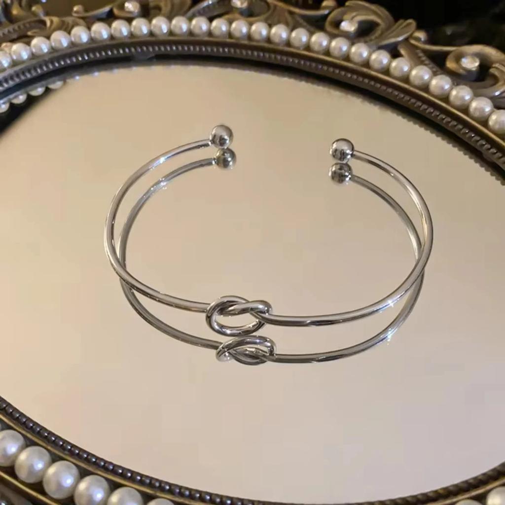 Fashion Steel Safe and Sound Bracelets Vintage Men's Fashion Woven Bangles Women Jewelry Statement Streetwear Trend Hip-hop