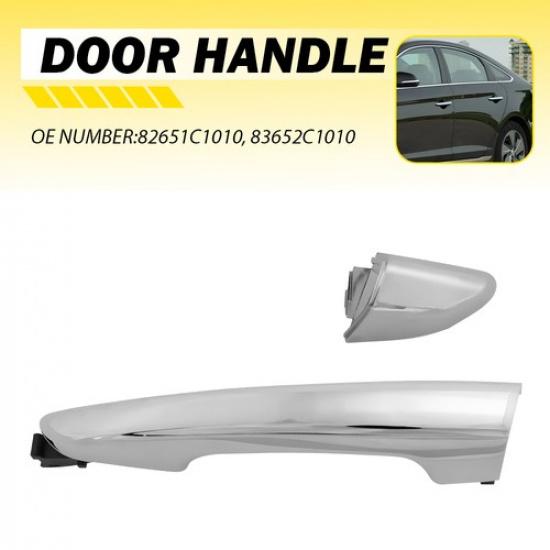 Exterior Door Handle Rear Driver Left Side Chrome for Hyundai Sonata 2015- K
