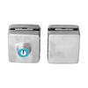 2PCS Push Sliding Gate Lock Split Safety Knob Stain Resistant Stainless Steel Glass Door Lock