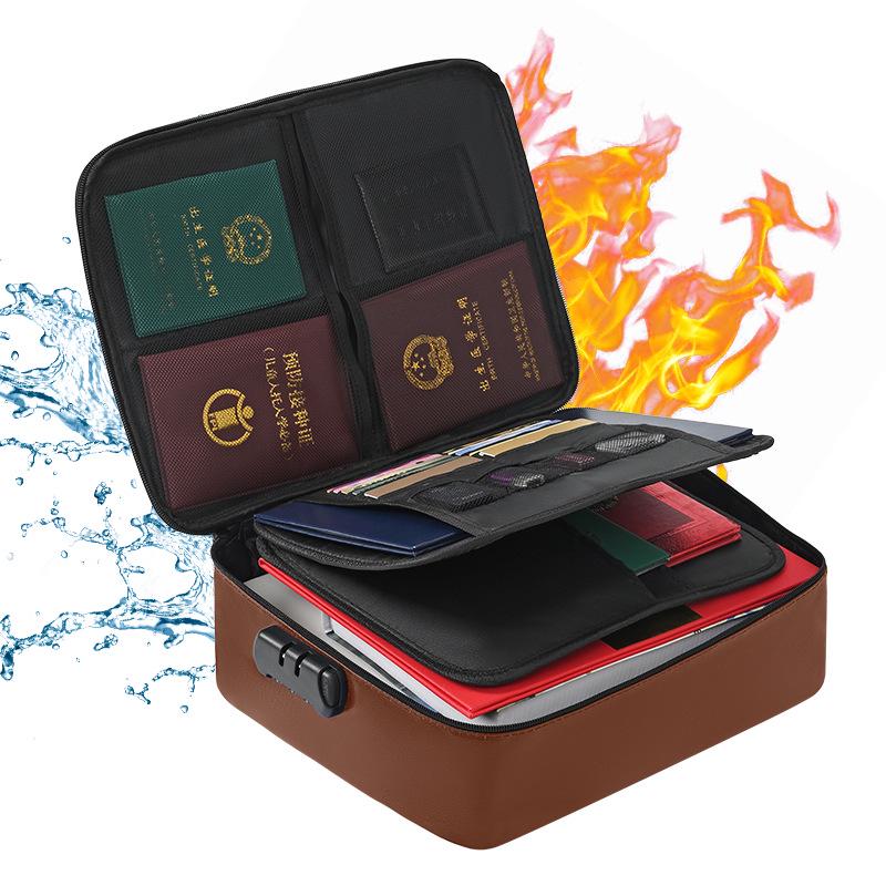 Foldable Waterproof Fireproof Document Storage Bag