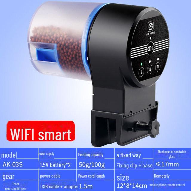 "Smart Aquarium Fish Feeder: Automatic Timer for Koi and Goldfish"