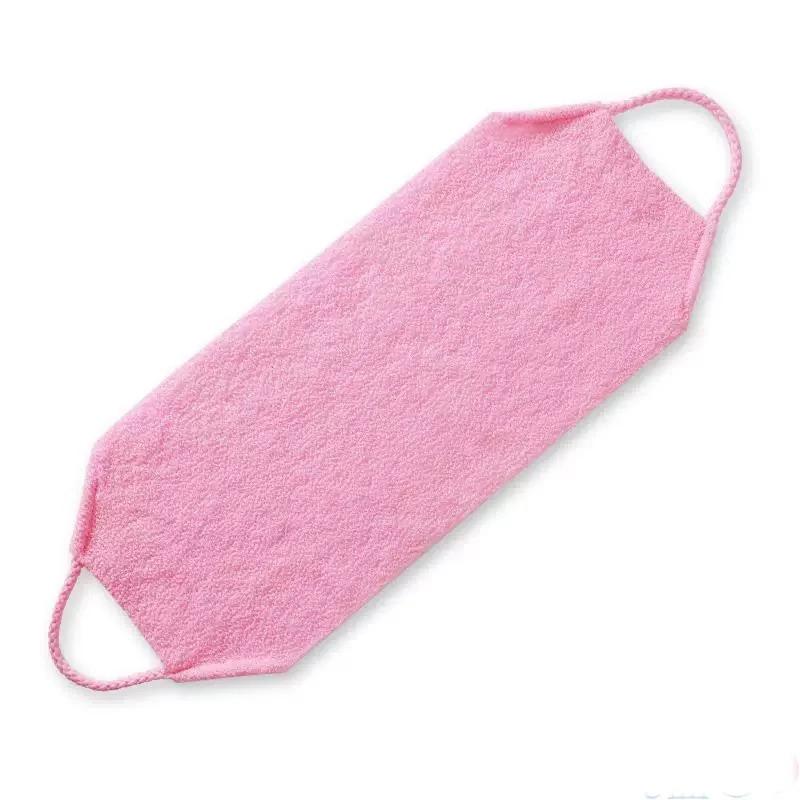 Exfoliating Back Scrub Towel Double-Sided High Elasticity Exfoliator Body Scrub Towels Bathing Massage Wash Brush Bath Tools