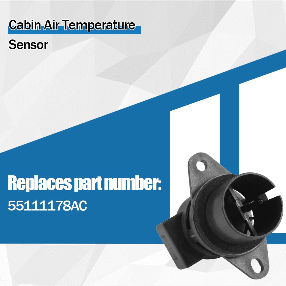 Cabin Air Temperature Sensor Fits for Dodge Alfa Romeo Fiat SRT Ram 55111178AC