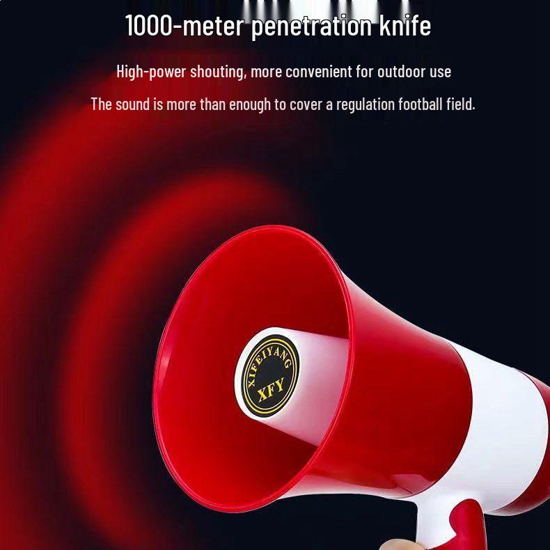 Rechargeable Bluetooth Handheld Megaphone with Recording 