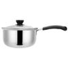 Stainless Steel Milk Pot Heat Resistant Handle Soup Pot Saucepan Ergonomic Design Safe Cooking Gas Induction Electric Ceramic
