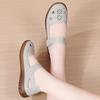 Women's Sandals Summer Mary Jane Beach Shoes White Flat Shoes Casual Soft Walking Sandals for Girl Plus Size