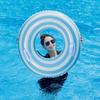 Orange Stripe Pool Float Inflatable Swim Tube Adults Swimming Float Ring Summer Water Swim Pool Floating Toys