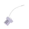 3 Digit Zinc Alloy Password Lock Steel Wire Security Lock Suitcase Luggage Anti-Theft Coded Lock Cupboard Cabinet Locker Padlock