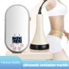 2 in 1 cavitazione ad ultrasuoni 80KHz macchina per la perdita di peso ultrasuono massaggio del corpo grasso ridurre lo strumento dimagrante terapia LED con specchio