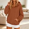 Kadın Kapüşonlu Sweatshirt Bol Kesim Günlük Giyim için Pullover
