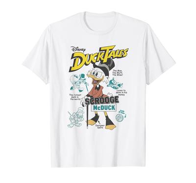 Disney DuckTales Scrooge McDuck Comic Cover T-Shirt
