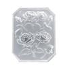 7-hole Rose Flower Crystal Dropper Mirror Mold Sugar Flipping DIY Cake Decoration Baking Mold Jewelry Decoration Silicone Mold