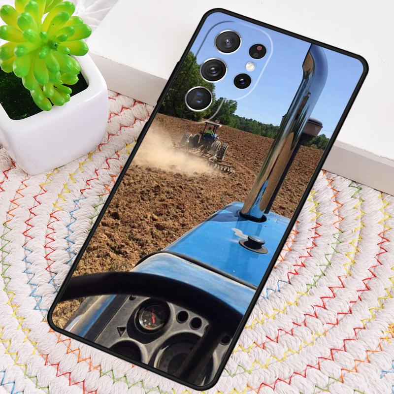 Farm Vehicle Tractor Soft Phone Case for Samsung Galaxy Note 10 Pro S26 Ultra S23 S24 FE S25 S21 S22 PLUS Shockproof Cove