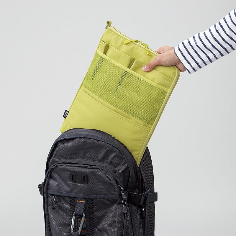 LIHIT LAB Bag-in-Bag A4 Vertical Navy A7683-11
