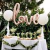 42" Rose Gold Script Love Letter Foil Balloon For Wedding Engagement Decor