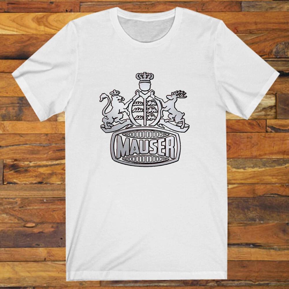 Mauser Firearms Men s White S-5XL XS