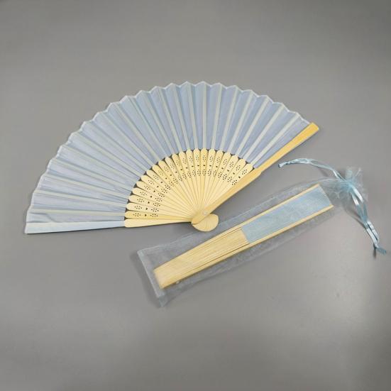 Handheld Fan Fine Workmanship Engraved Delicate Long-lasting Easy To Grip DIY Bamboo Folding Wedding Folding Hand Fan Gift